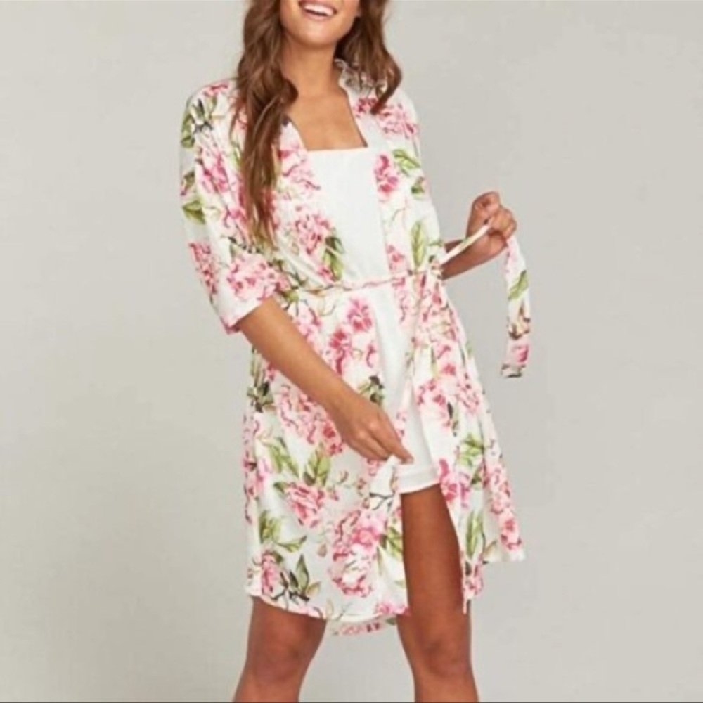 Show Me Your MuMu Floral Brie Garden Of Blooms Robe, One size